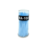 Mikro kartáčky v tubě 100 ks, Světlé - Modré