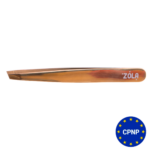 Pinzeta zkosená zlatá, Zola
