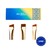 Sada štětců Magic Brow Brushes modro-žlutá, Zola