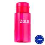 Plastová nádoba na tekutiny s pumpičkou – růžova, ZOLA